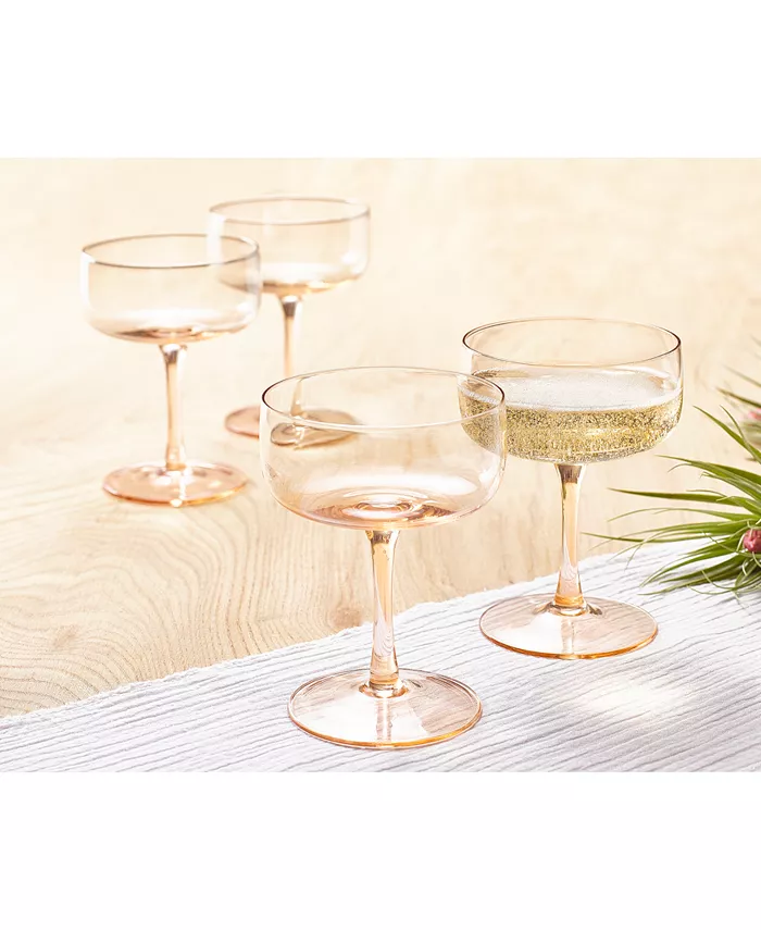 Oake Stackable Coupe Glasses Set of 4 Created For Macy's