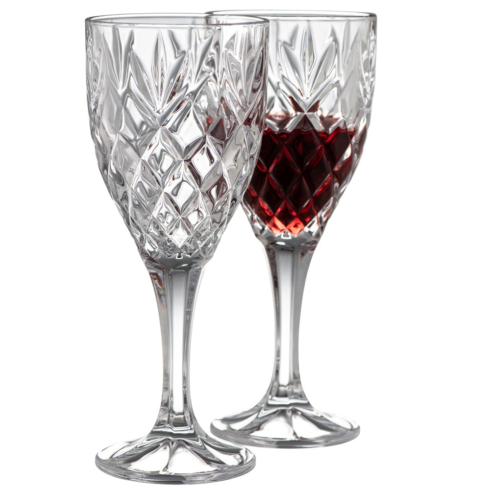 Galway Crystal Renmore Goblet Pair