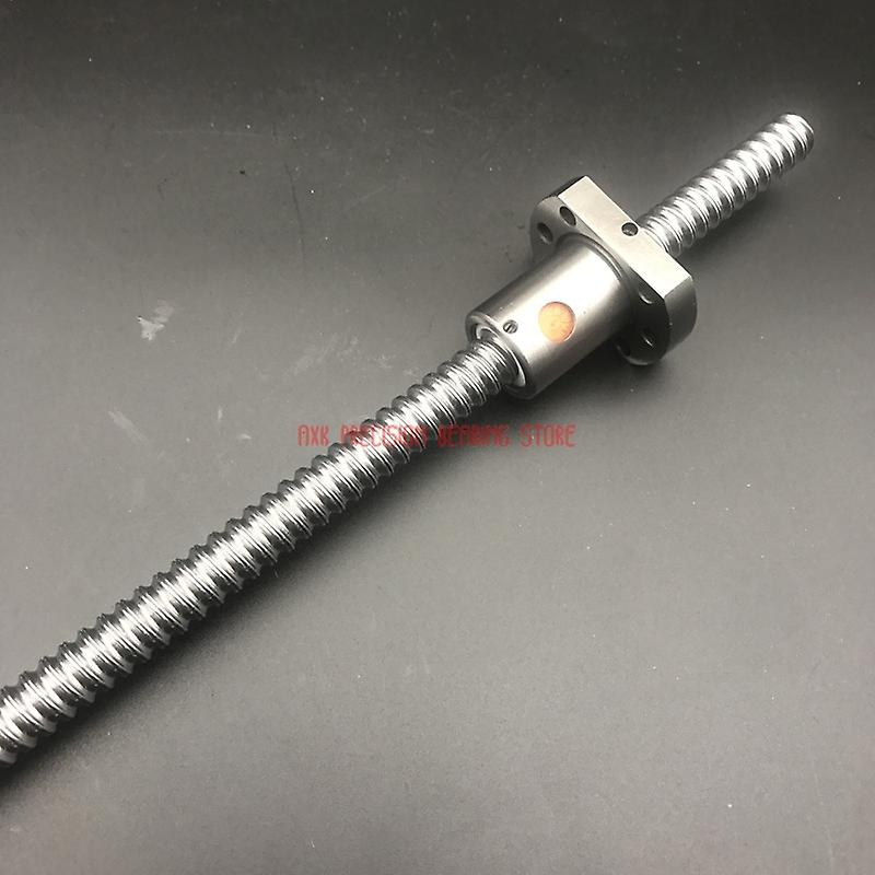 Linear Rail Axk Cnc Router Parts Sale 16mm Sfu1605 300mm Ball Screw Rolled Ballscrew 1pc L With 1605 Ballnut Cnc Parts