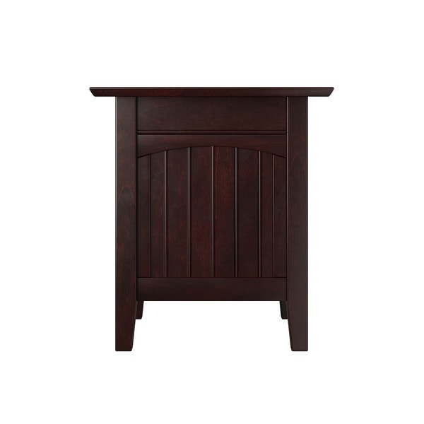 Nantucket Solid Wood End Table with USB Charger Set of 2