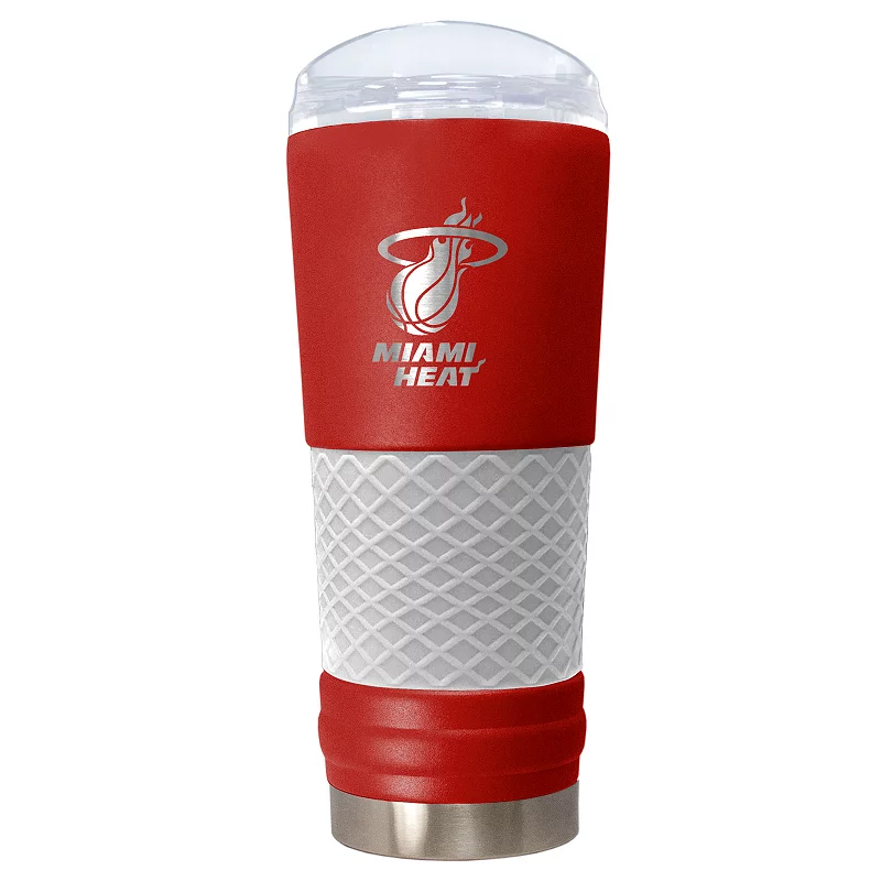 Miami Heat Vacuum Insulated Powder-Coated Tumbler