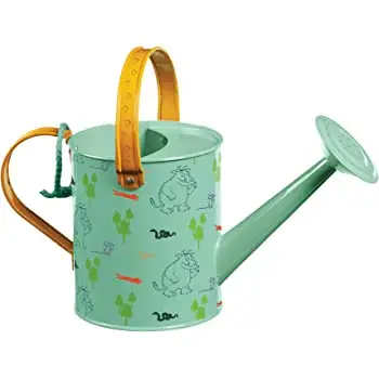 Elegant Designed Garden Watering Can With open wholes And Golden Handle Functional Rustproof Watering Can