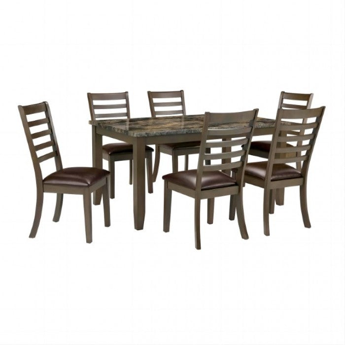 Adia 7 Pc. Dinning Table Set