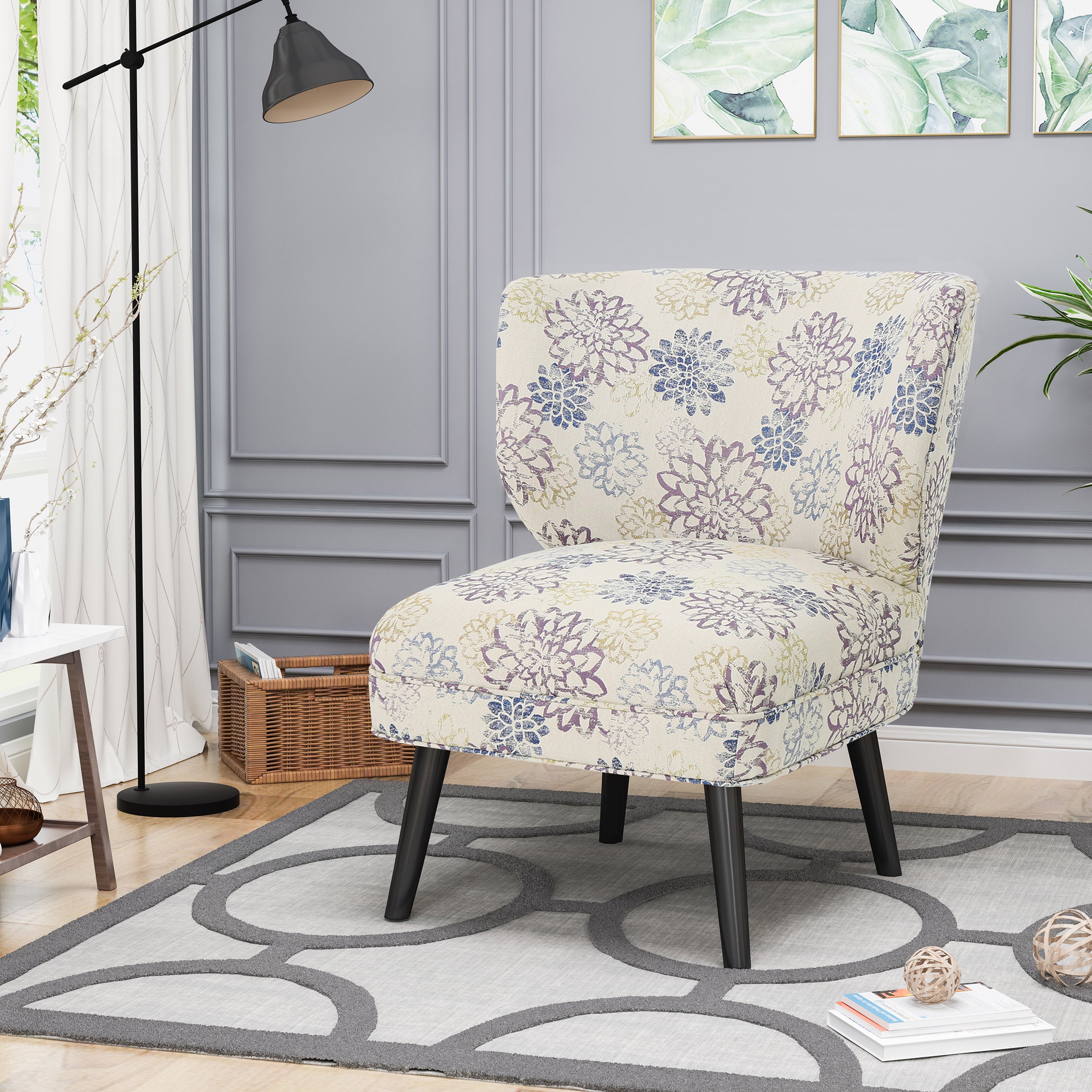 Roger Fabric Accent Chair