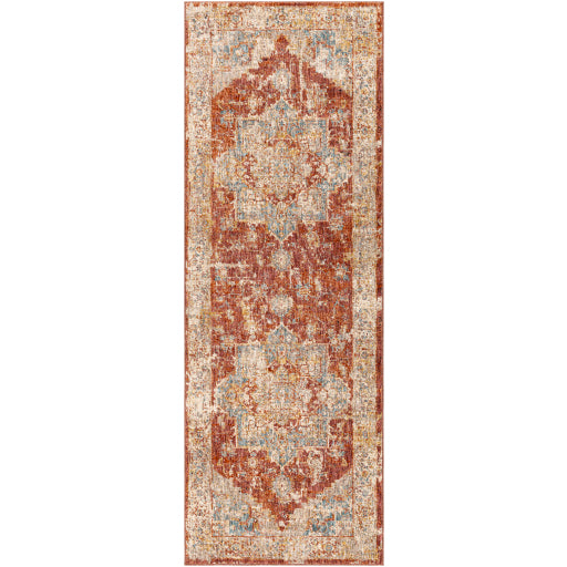 Mirabel Medallion Orange Rug