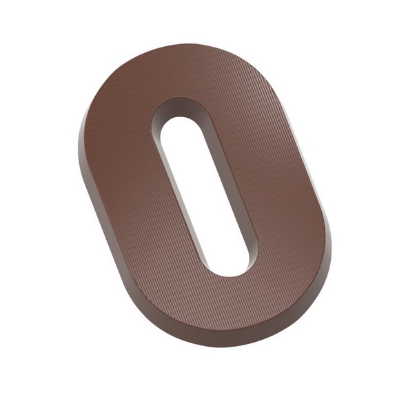 Chocolate World CW2414 Chocolate mould letter O 13...