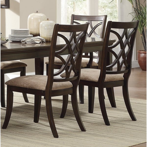 Wooden Side Chairs Set of 2