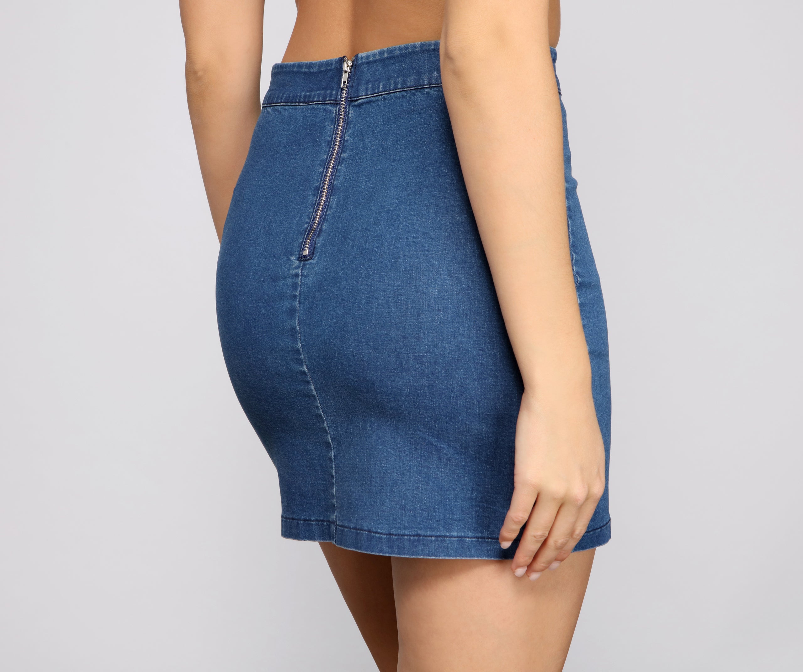 Essential Staple Denim Mini Skirt