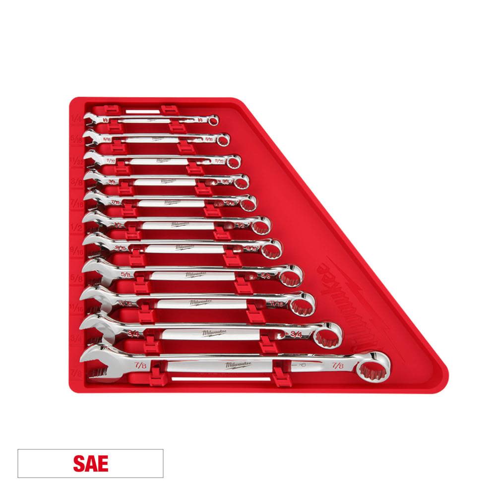 Milwaukee SAE Combination Wrench 11pc Set 48-22-9411 from Milwaukee