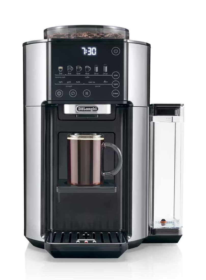 DeLonghi TrueBrew Stainless/Black Drip Coffee Maker