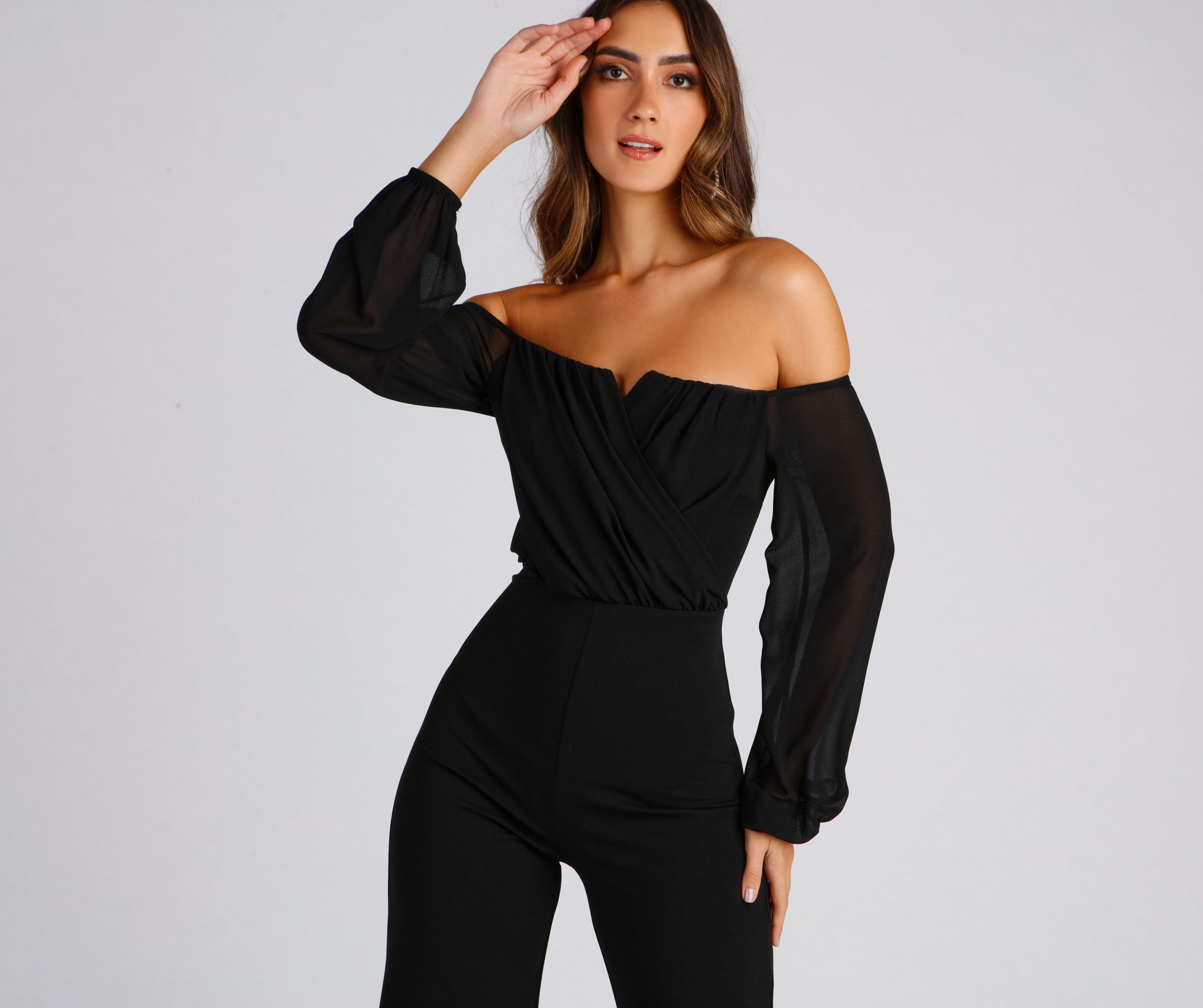 Memorizing Off The Shoulder Jumpsuit