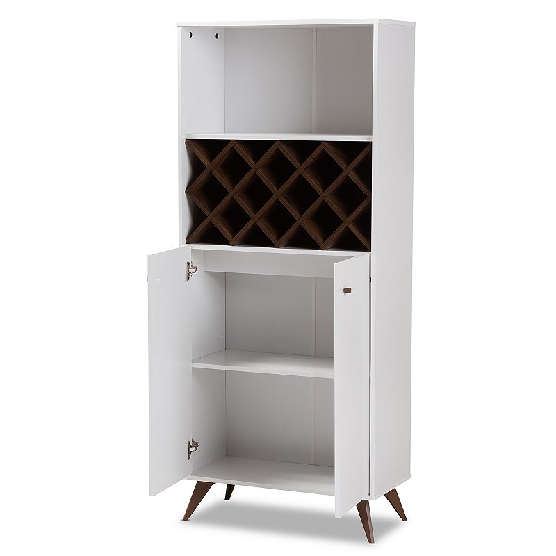 Baxton Studio Serafino Wine Cabinet