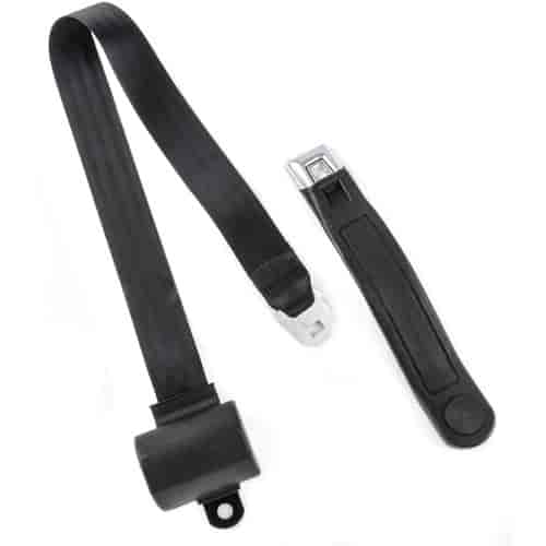 JEGS 70071 2-Point Retractable Seat Belt Sleeve Length: 12 in. Belt Extended Len