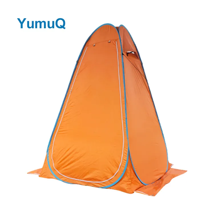 YumuQ Nylon Oxford Foldable Hand Throwing Automatic Toilet Shower Tent With Window For Beach Camping