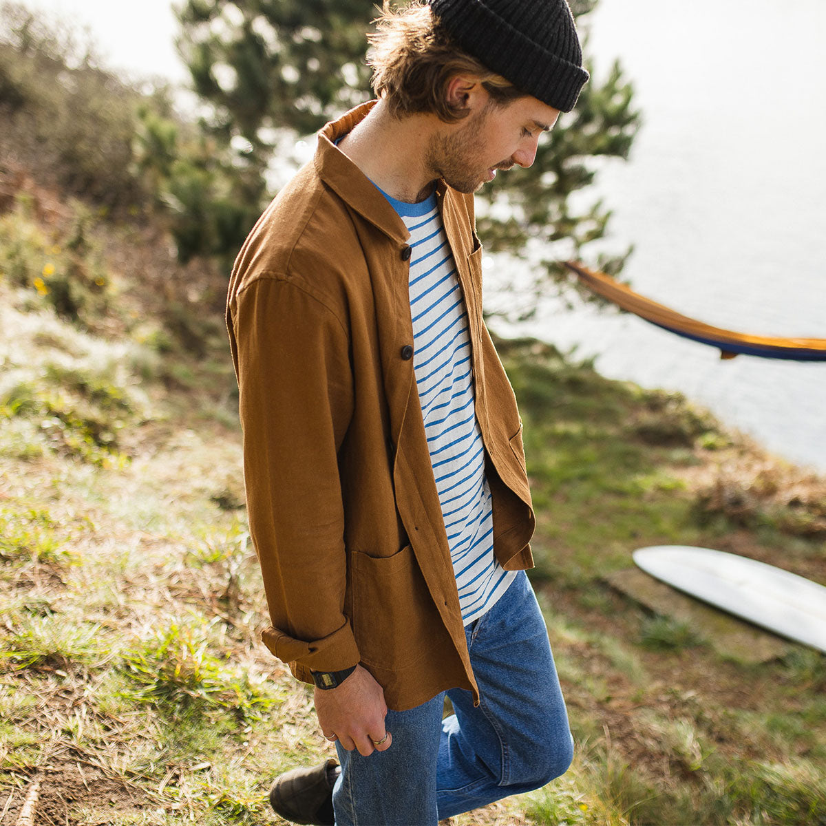 Forage Hemp Overshirt - Rubber