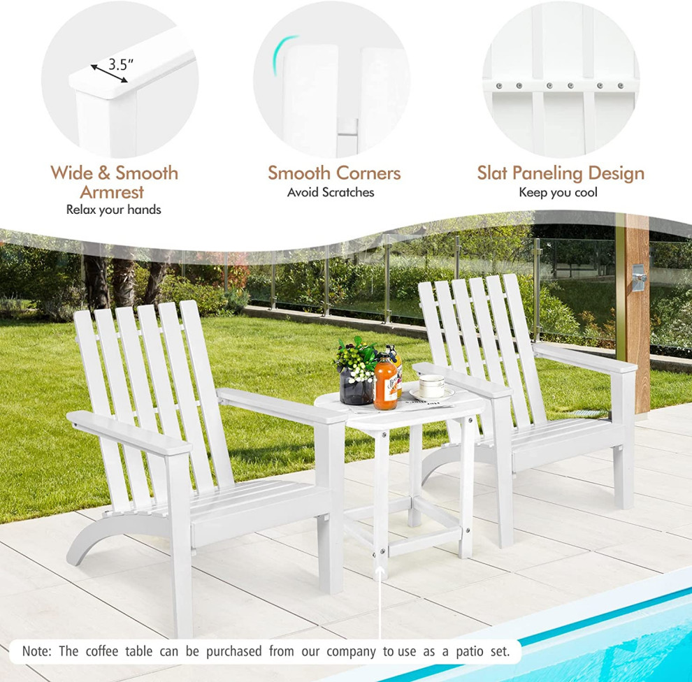 Adirondack Chair in Set of 4   Transitional   Adirondack Chairs   by Imtinanz  LLC  Houzz