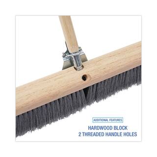 ProLine 36 in. Floor Brush Head with 3 in. Gray Flagged Polypropylene Brush BWK20436