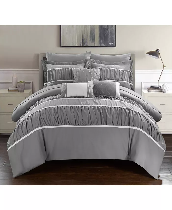 Chic Home Cheryl 10-Pc Queen Comforter Set