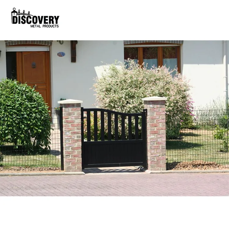 High Quality House Outdoor Gates Latest Design Aluminum Garden Entrance Gates Factory Supply Metal Fence And Gates