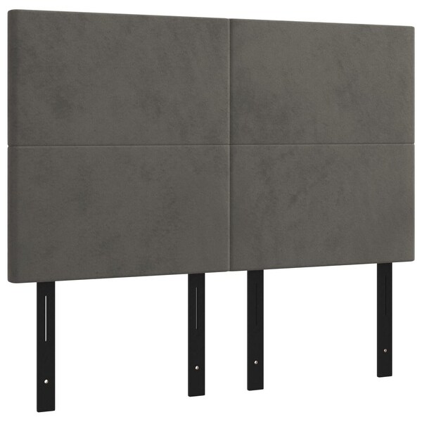 vidaXL Headboard Dark Gray 39.4