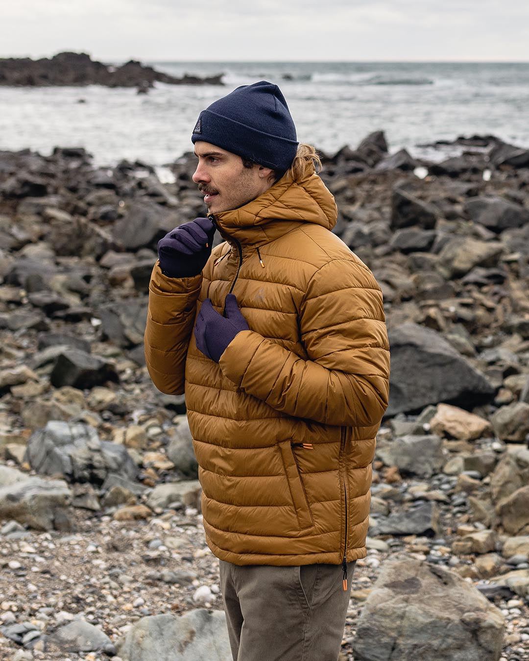 Crest Recycled Insulated Jacket - Golden Brown