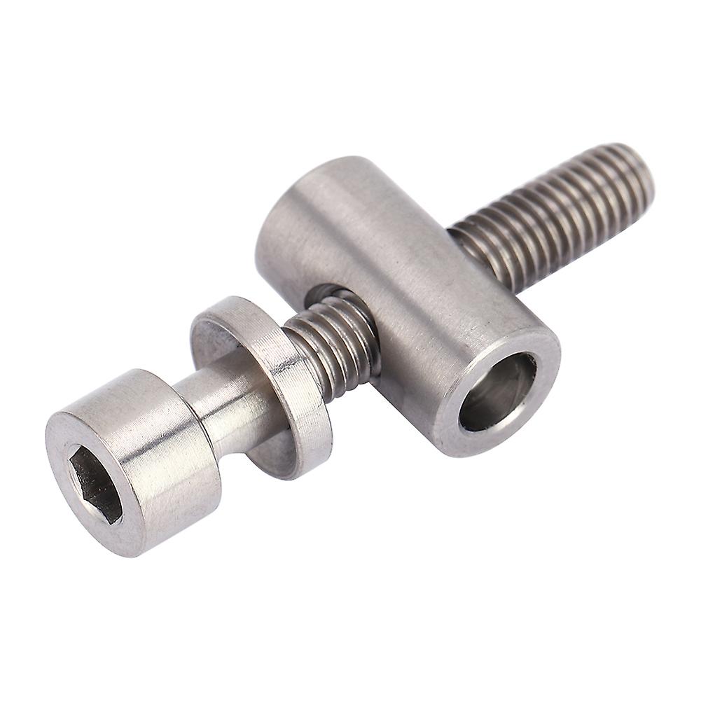 M5x30/35/40mm Titanium Alloy Bicycle Seatpost Fixed Bolt Round Head Screw (titanium M5x30)