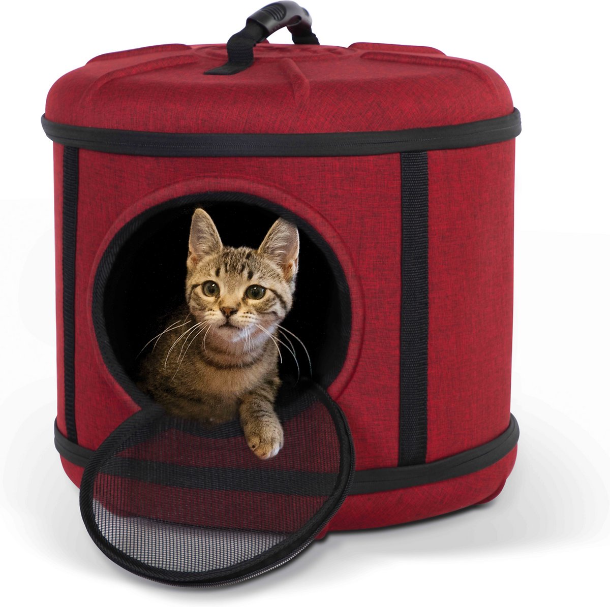 KandH Pet Products Mod Capsule Pet Carrier (Classy Red)