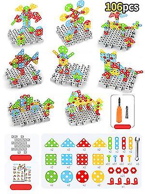 Children's Screw-screw Toy Toolbox Hands-on Assembly And Disassembly Of Educational Toys