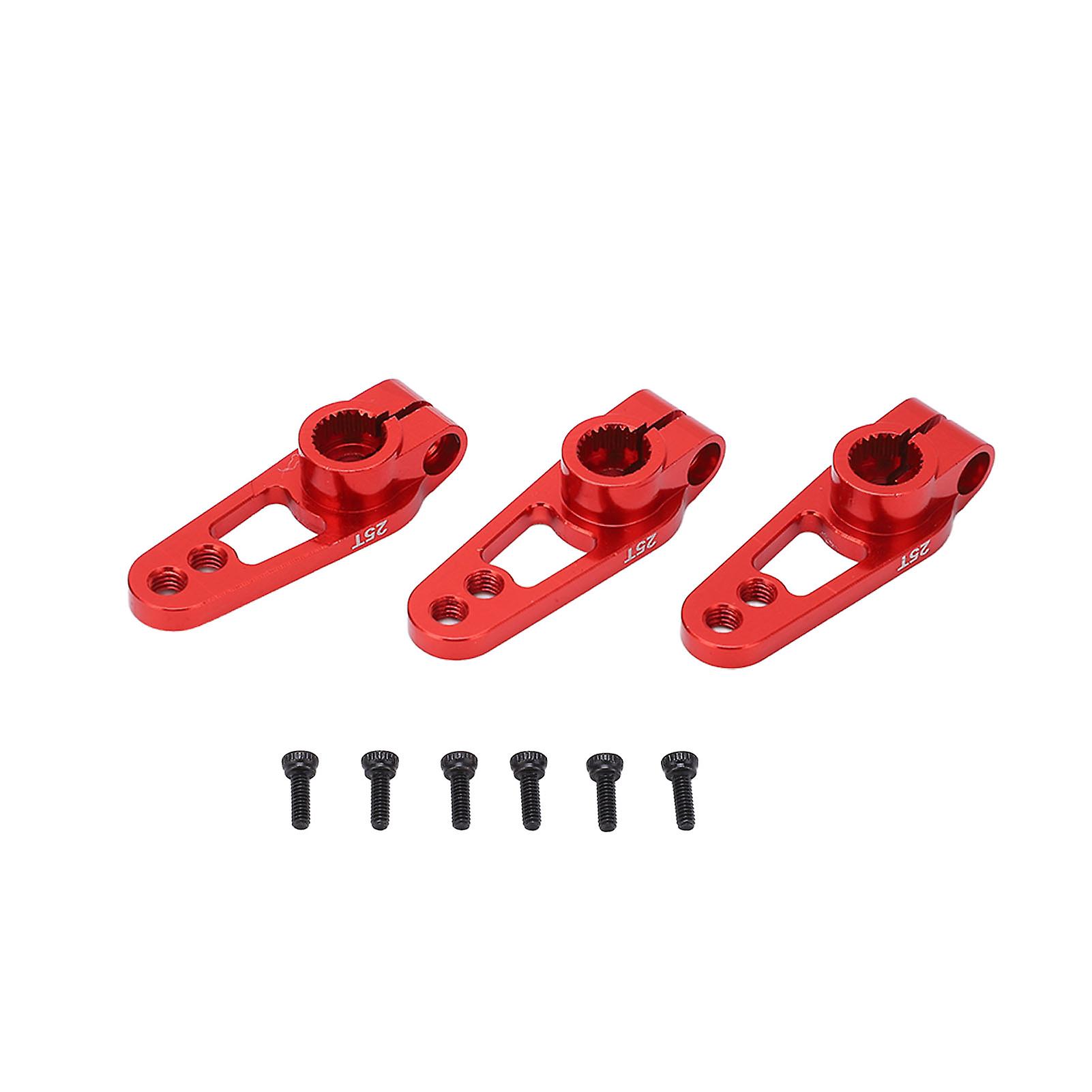 3pcs/set 25t Steering Servo Arms For 1/10 Remote Control Car Aluminum Alloy Servo Armred