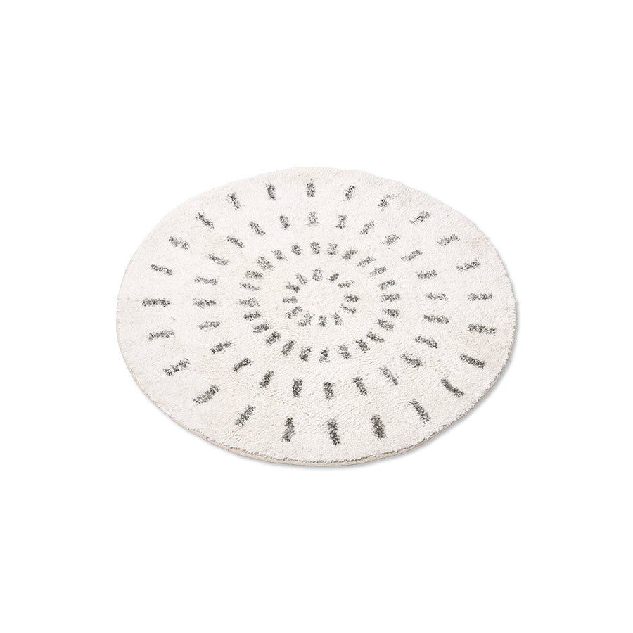 Round bath mat swirl - M