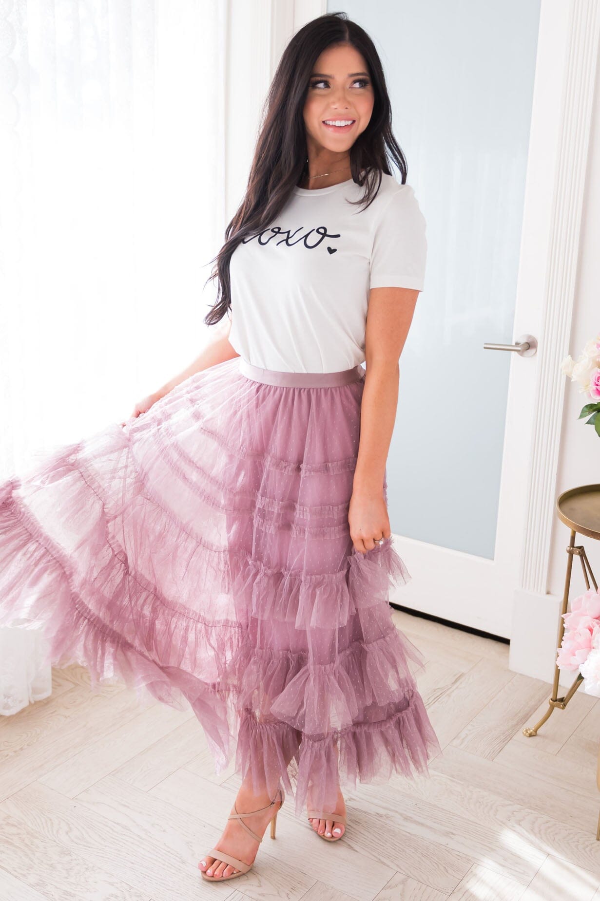 It's All About The Frill Modest Tulle Skirt