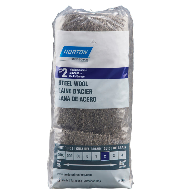 STEEL WOOL 2 MD/CS 12PK