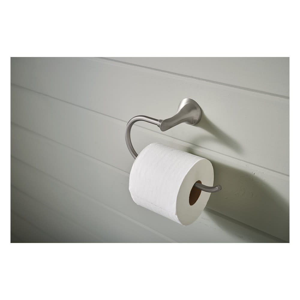 Moen Darcy Toilet Paper Holder Brushed Nickel 1 Post European