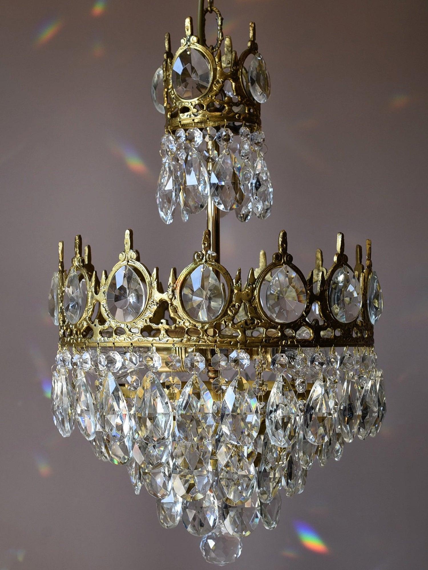 Vintage Crystal Chandelier