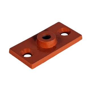 The Plumber's Choice Rod Hanger Plate in Copper Epoxy Coated Iron in for 38 in. Threaded Rod (20-Pack) 38CLFEC-20