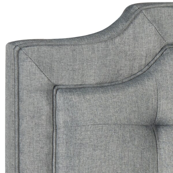 SAFAVIEH Saphire Grey Upholstered Tufted Headboard (Queen) - - 11923950