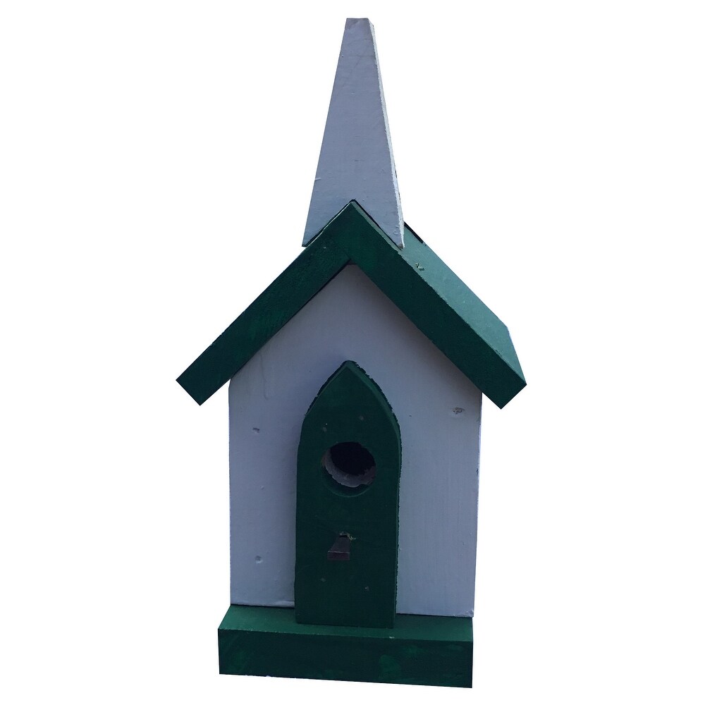 Pine Wood Small Church Wren Bird House