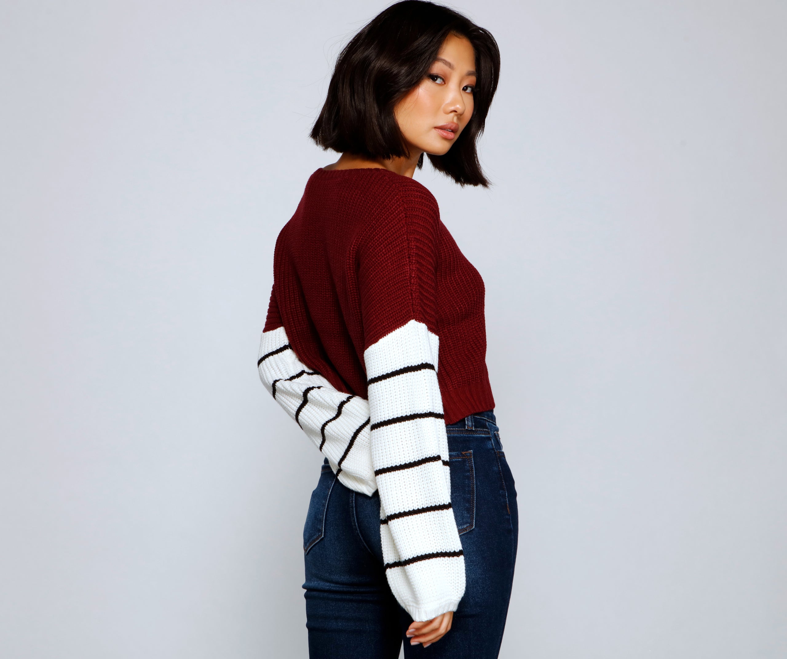 Casually On-Trend Striped Sweater