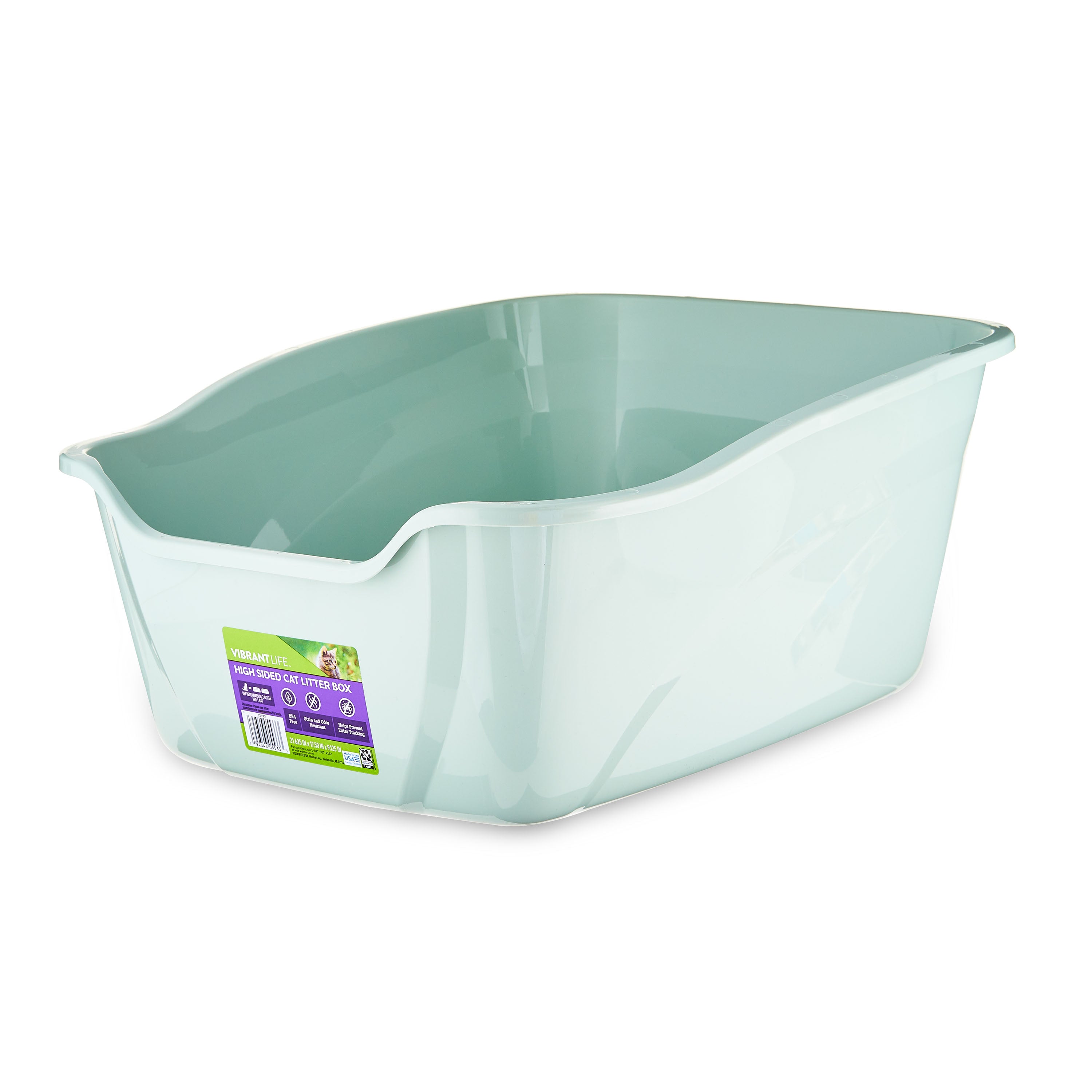 Vibrant Life High Sided Cat Litter Box