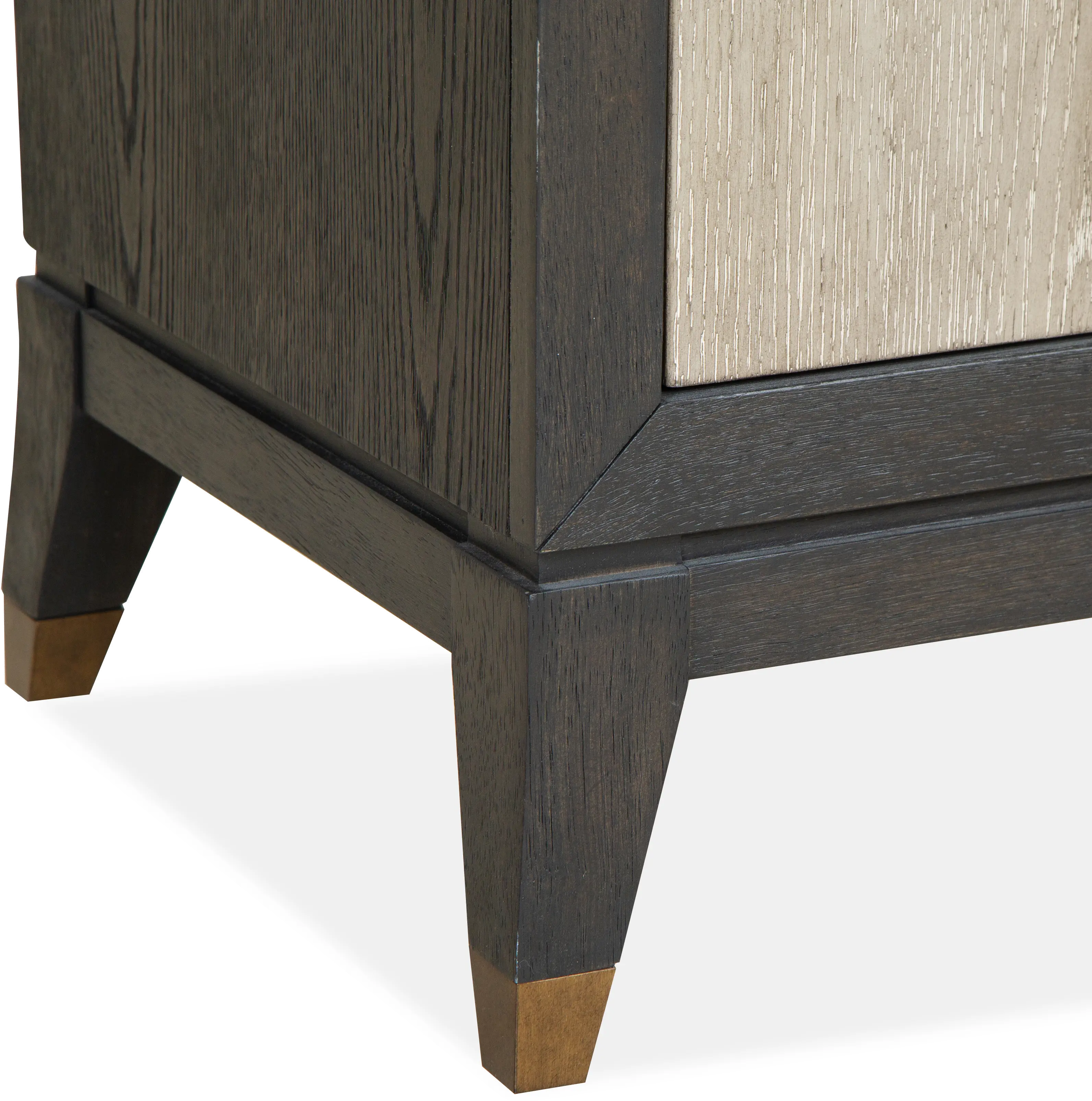 Ryker Black and Gray Nightstand