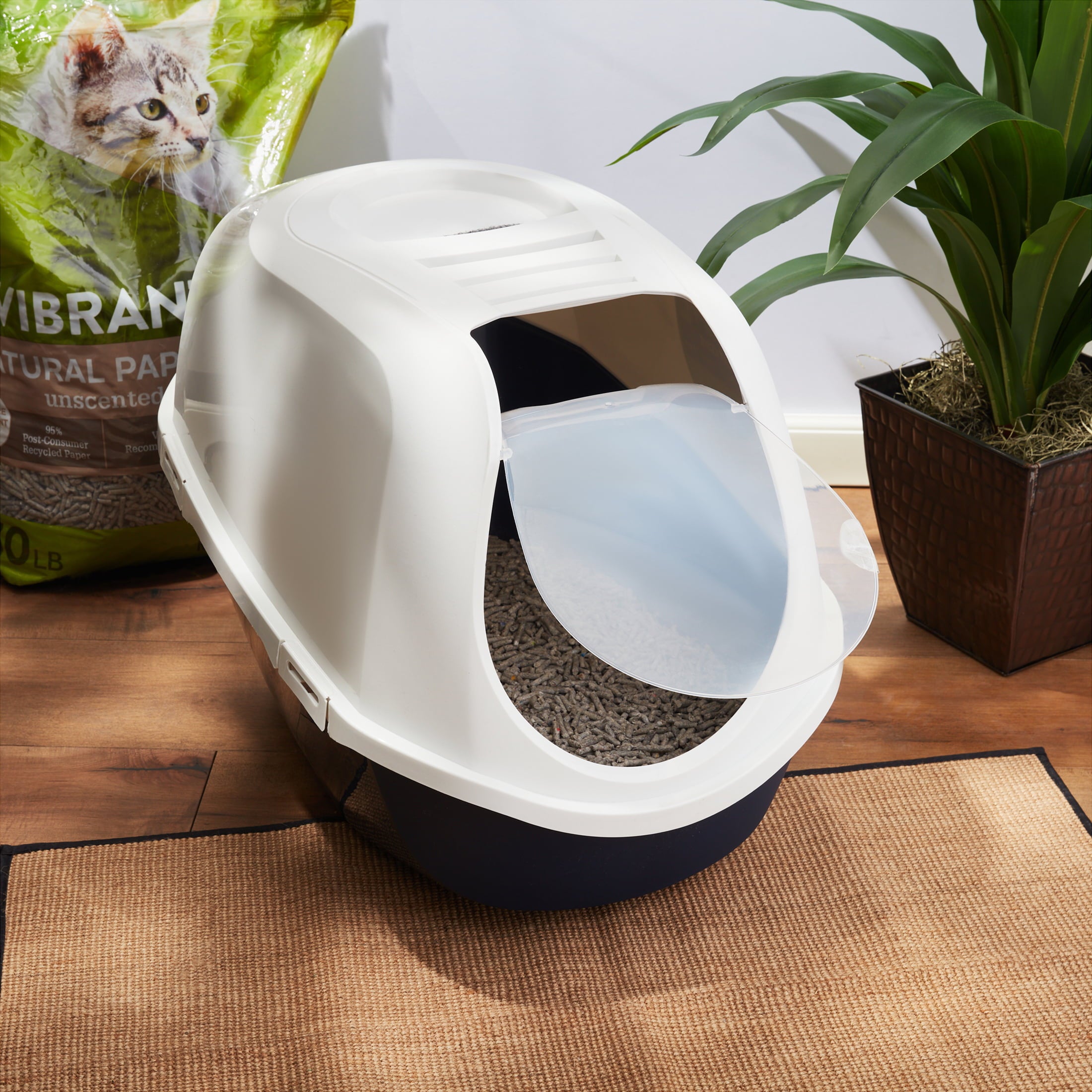 Vibrant Life Mega Smart Cat Cove Covered Litterbox