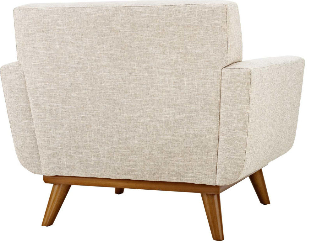 Jayden Upholstered Armchair   Midcentury   Armchairs And Accent Chairs   by HedgeApple  Houzz