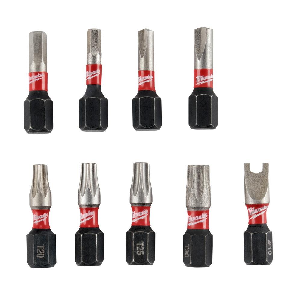 Milwaukee 9-Piece SHOCKWAVE Impact Security Insert Bit Sets 3PK 48-32-4620 from Milwaukee