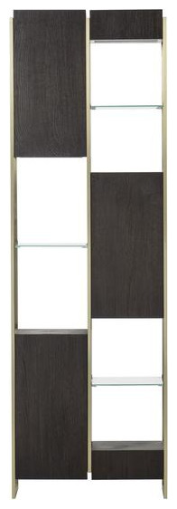 Lara Bookcase Dark Oak Small   Contemporary   Bookcases   by V.S.D Furniture  Houzz