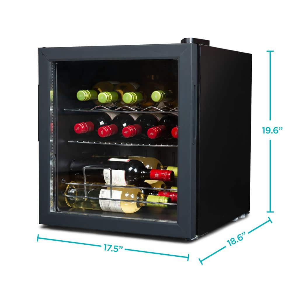 BLACK+DECKER 17.5 in. Wide 14-Bottle Capacity Wine Cellar BD61516