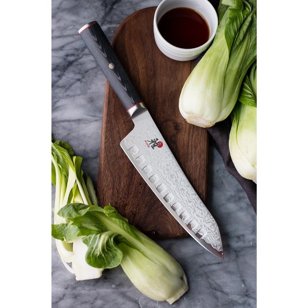 Miyabi Kaizen 7 inch Hollow Edge Rocking Santoku Knife