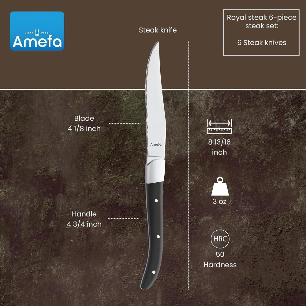 Amefa Royal Steak Knives Set of 6