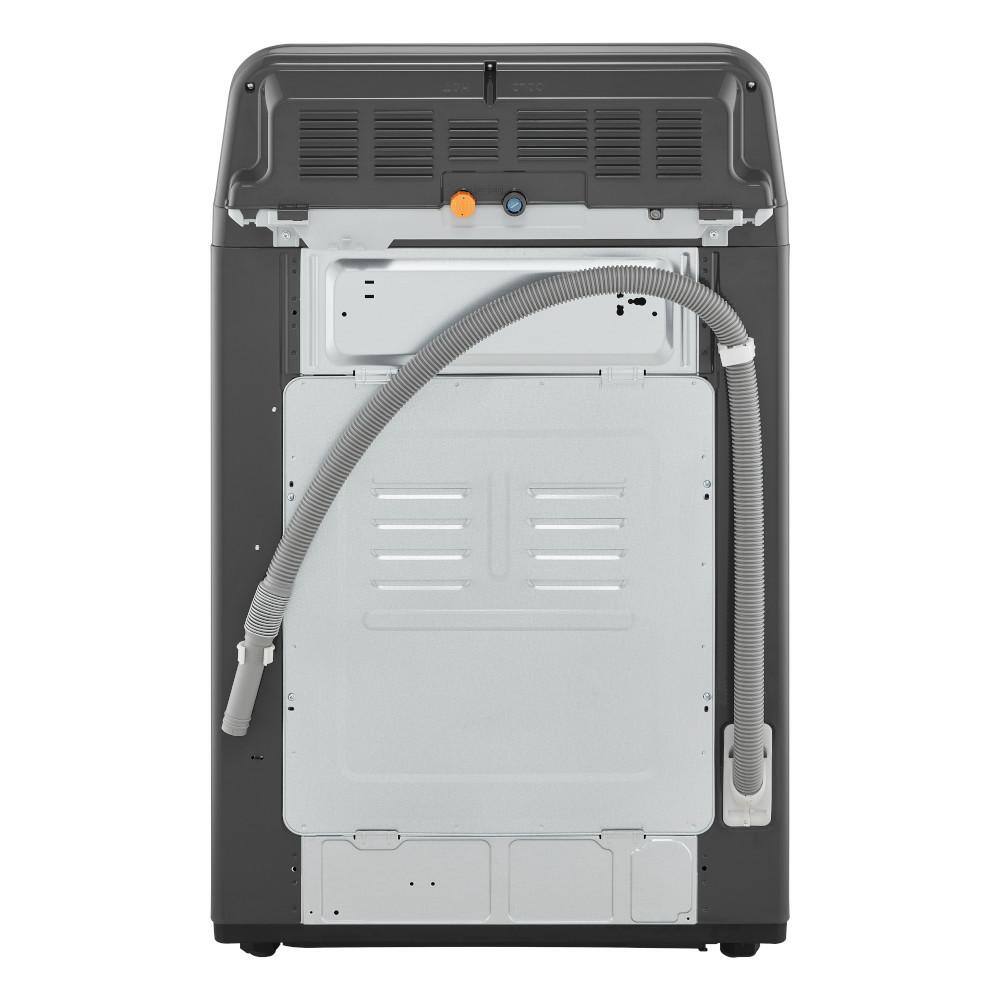 LG 5 Cu. Ft. Top Load Washer in Middle Black with Impeller and TurboDrum Technology WT7150CM