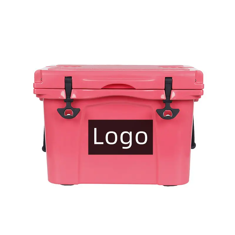 Big brand cooler OEM factory direct sale 65QT   Insulate Lldpe Cooler Box  for Camping Pink Party