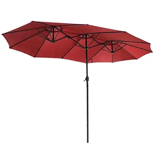 Luxury patio outdoor market parasols big garden umbrella beach courtyard umbrella